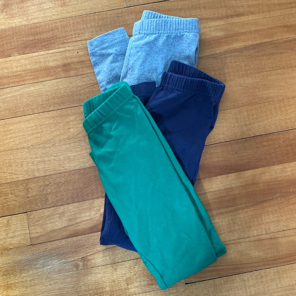 Bundle of three Hanna Andersson leggings size 5/110.